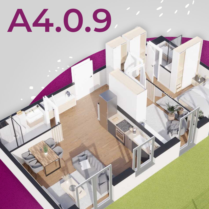 Rzut lokalu A4.0.9