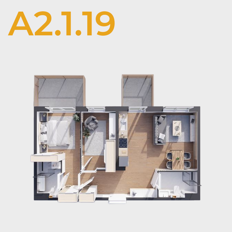 Rzut lokalu A2.1.19