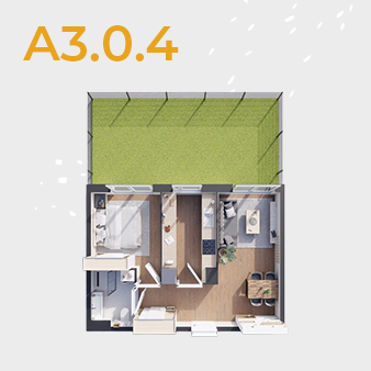 Rzut lokalu A3.0.4