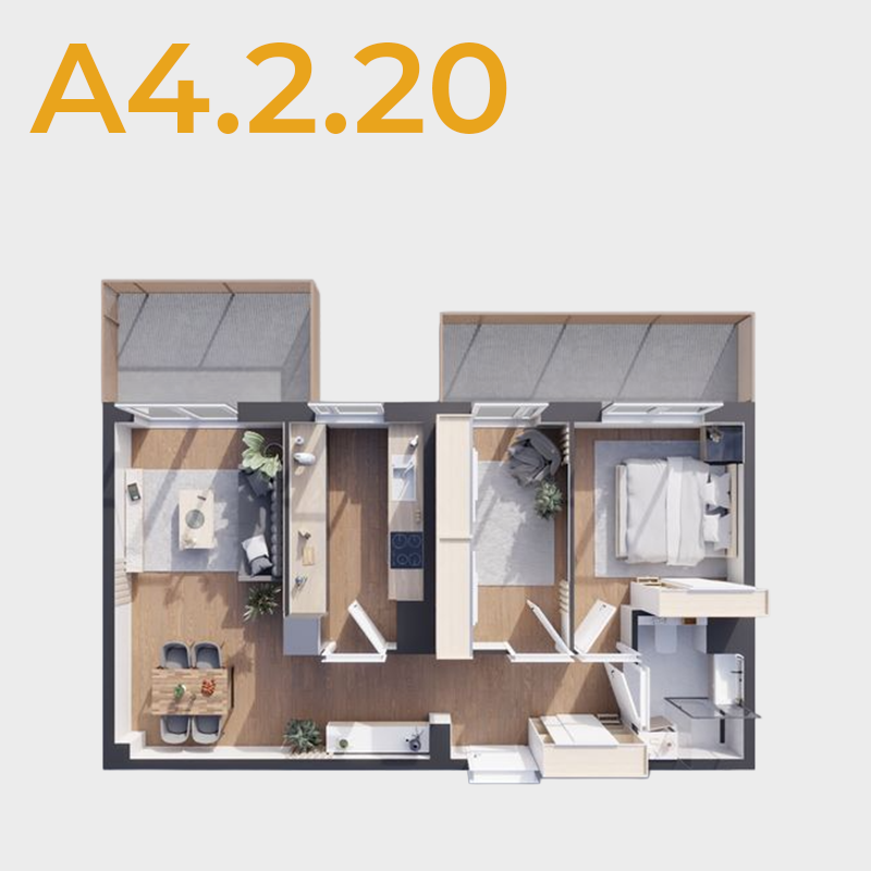 Rzut lokalu A4.2.20